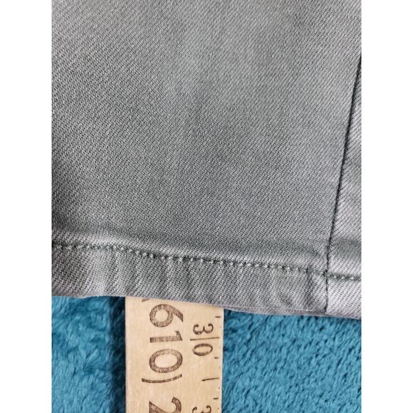 American Eagle Jeans Size 4 Long Womens Green Stretch Pants High Rise Jegging - Picture 8 of 13